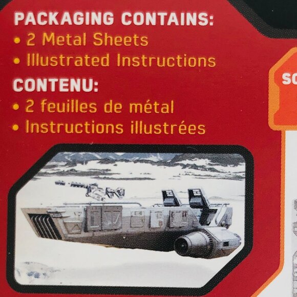 Metal Earth Star Wars 3D Model First Order Snowspeeder New Sealed  For Age 14+ - Picture 11 of 16